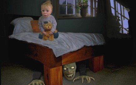 Under the bed