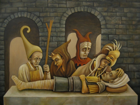 Mid Mourning Painted